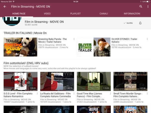 Come vedere film in streaming su iPad