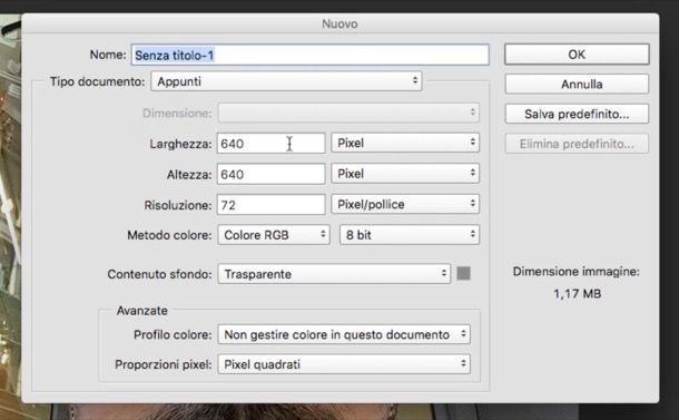 Come rendere trasparente lo sfondo di una immagine