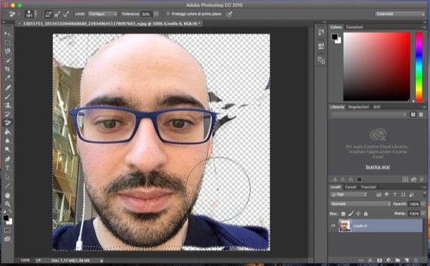 Come rendere trasparente lo sfondo di una immagine