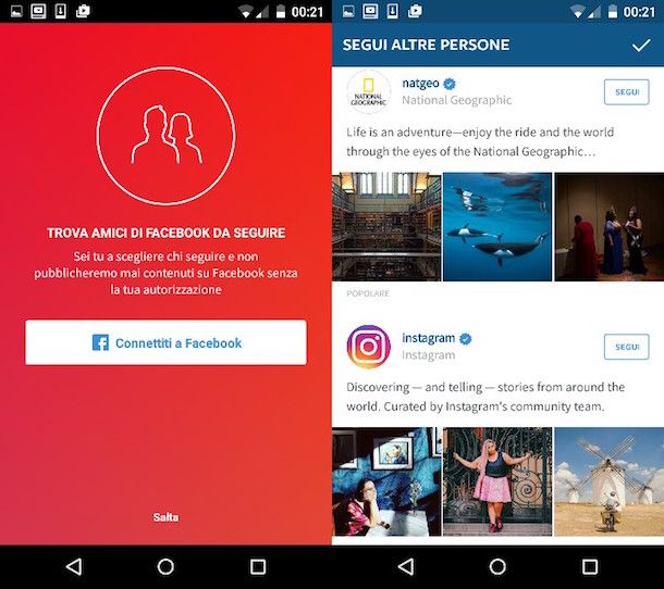 Instagram registrazione come registrarsi su Instagram Salvatore