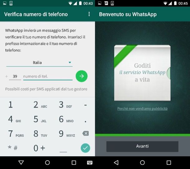 Come avere WhatsApp gratis