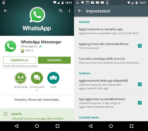 Come aggiornare WhatsApp