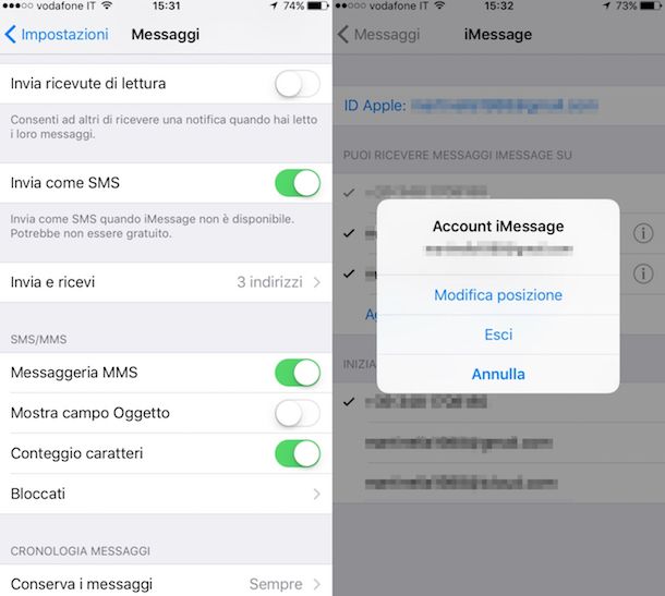 Come cambiare ID Apple su iPhone