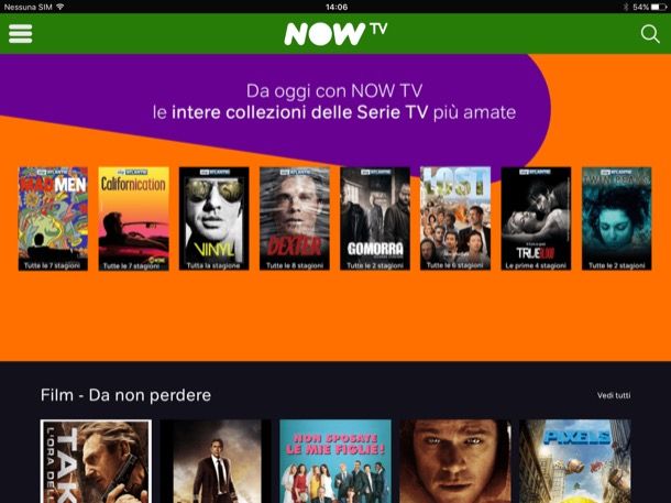 Come vedere film in streaming su iPad