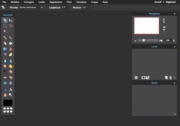 Programma per modificare foto