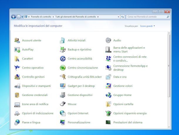 Come cambiare lingua a Windows 7