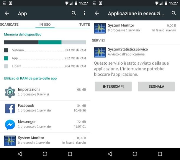 Come chiudere applicazioni Android