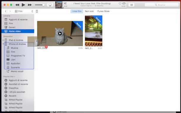 Come caricare video su iPhone