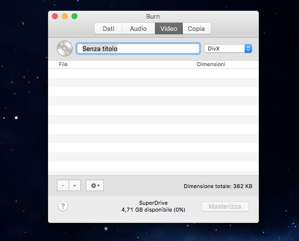 programma per masterizzare dvd e divx