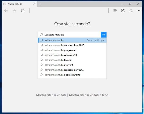 Come impostare Google come pagina iniziale di una nuova scheda