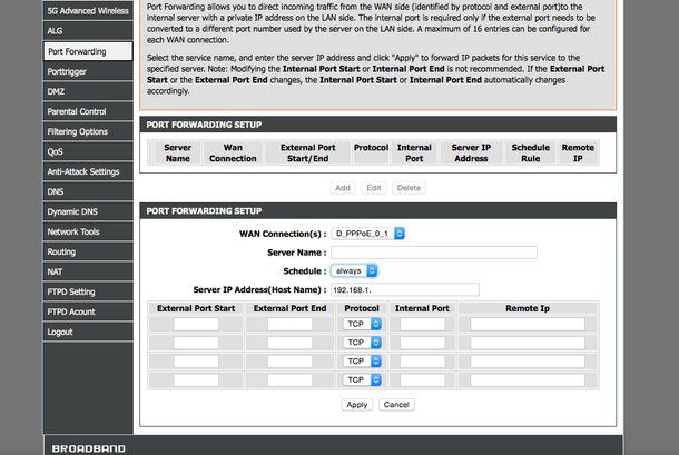 Come aprire le porte del router per uTorrent