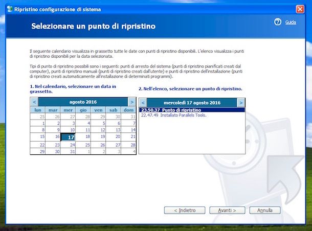 Utilizzo Dischi Di Ripristino Windows Vista