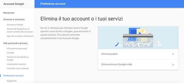 Come eliminare account Google | Salvatore Aranzulla
