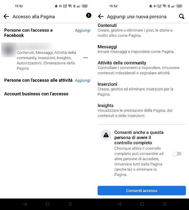 Come eliminare amministratore pagina Facebook