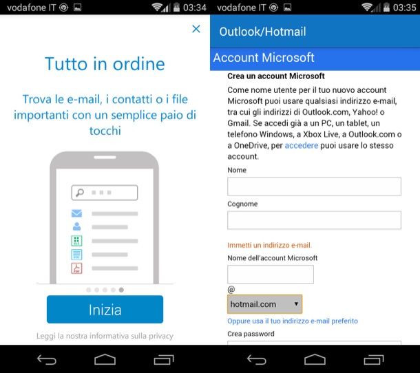 Come creare account Hotmail Salvatore Aranzulla