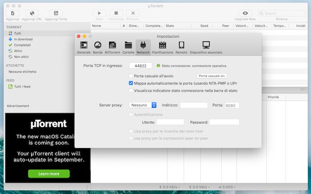 Porta uTorrent Mac