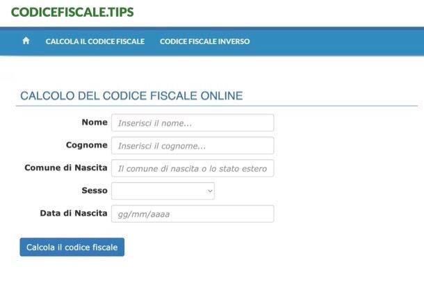 CodiceFiscale.tips