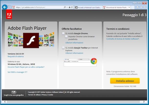 Come scaricare Flash Player