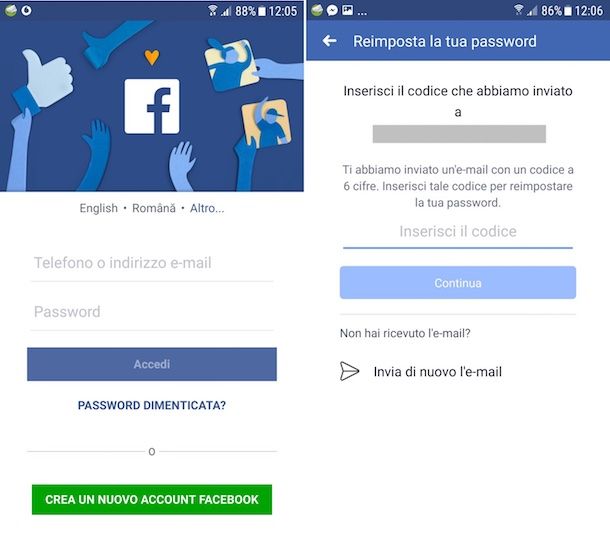 Come trovare password Facebook