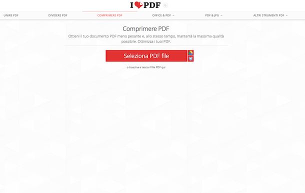 Come ridurre dimensioni PDF