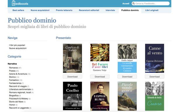 Come scaricare libri PDF