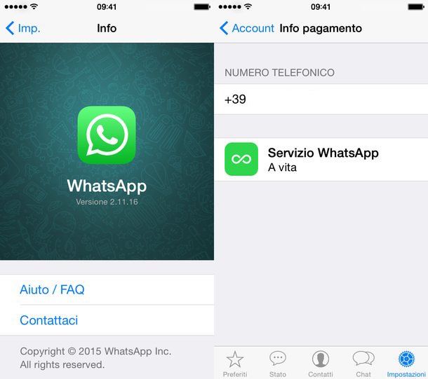 Come non pagare WhatsApp