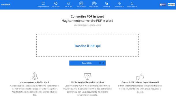 Come convertire PDF in DOC