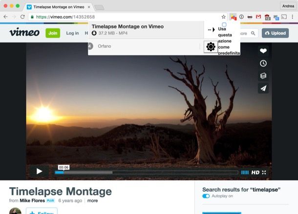 Come scaricare video da Vimeo