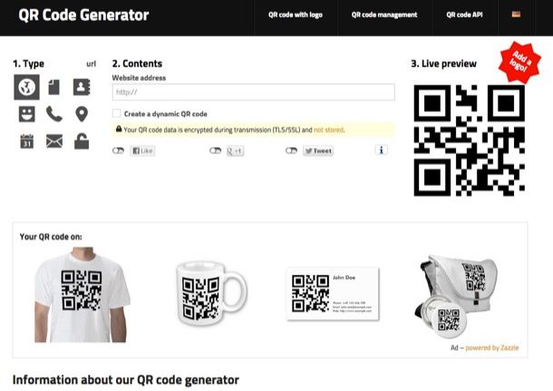 Come creare QR code