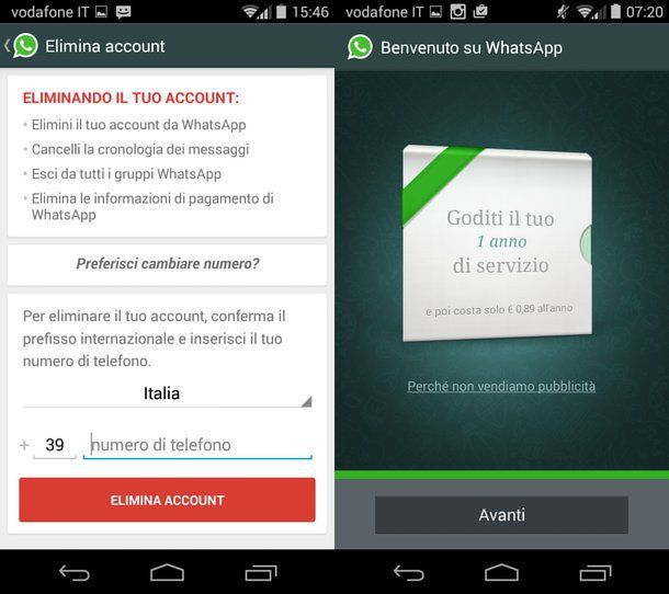 Come rinnovare WhatsApp gratis