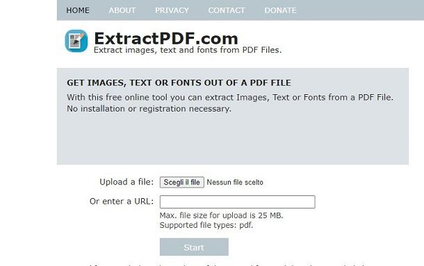 Extract PDF