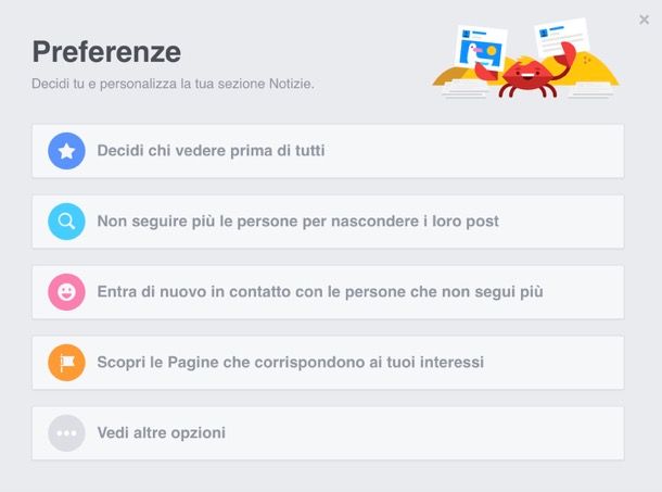 Come nascondere amici Facebook