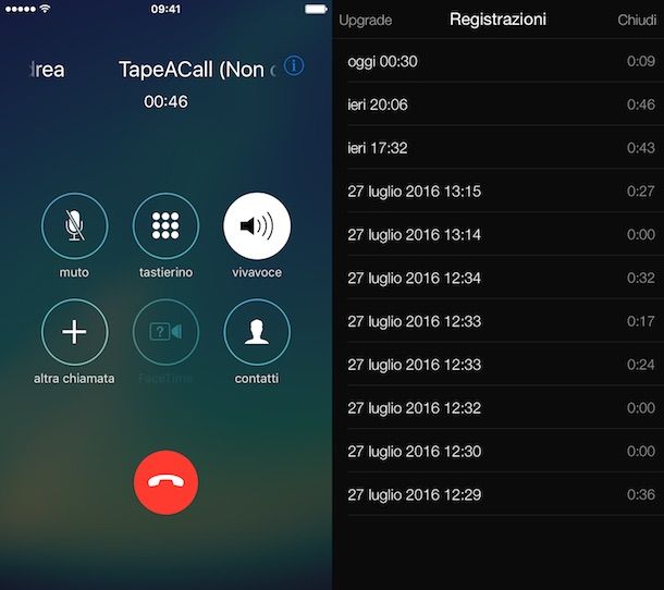 Come registrare telefonate iPhone