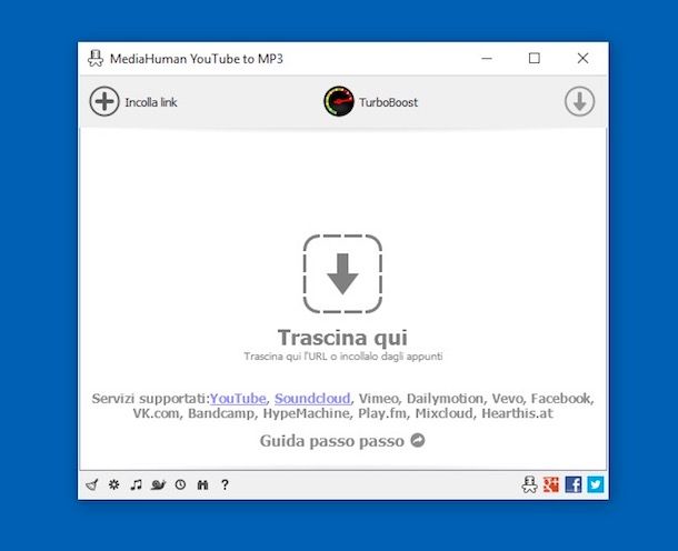 video da youtube e convertirli in mp3