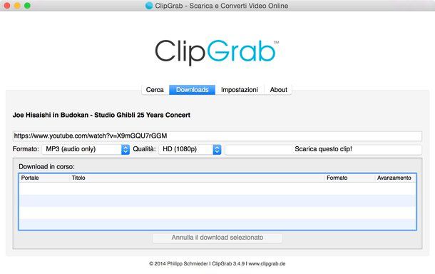 Come trasformare video YouTube in MP3
