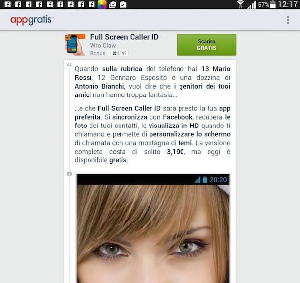 Screenshot di AppGratis
