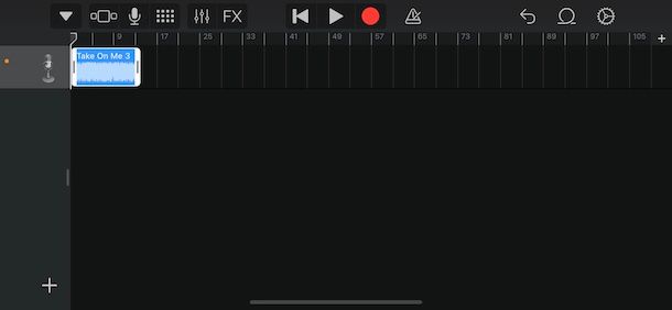 Creare suoneria su iPhone con GarageBand