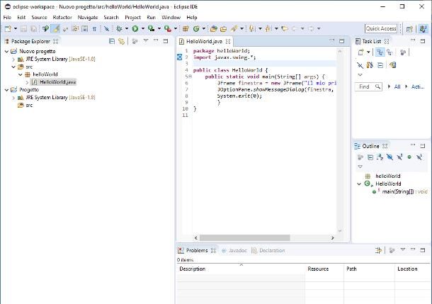 Come programare in Java con Eclipse