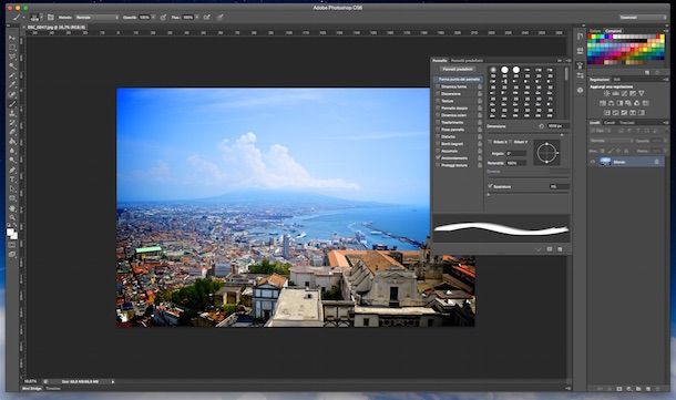 Screenshot di Photoshop su Mac