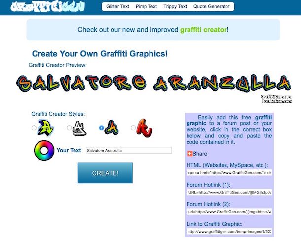 Come creare scritte personalizzate | Salvatore Aranzulla