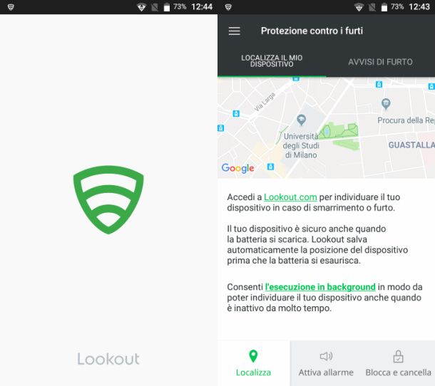 Lockout su Android