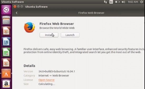 Firefox per Ubuntu