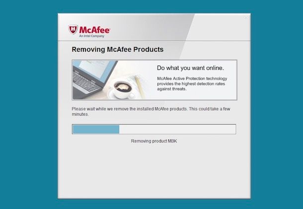 Come disinstallare McAfee