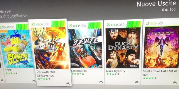 Acquistare un gioco su Xbox 360