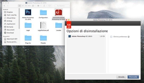Come disinstallare applicazioni Mac