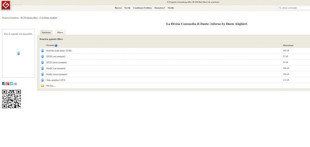Screenshot che mostra come scaricare PDF gratis