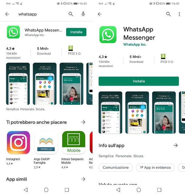 Scaricare WhatsApp su Android