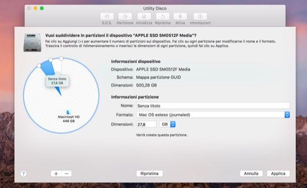 Come partizionare hard disk