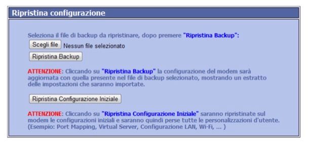 Come resettare modem Alice