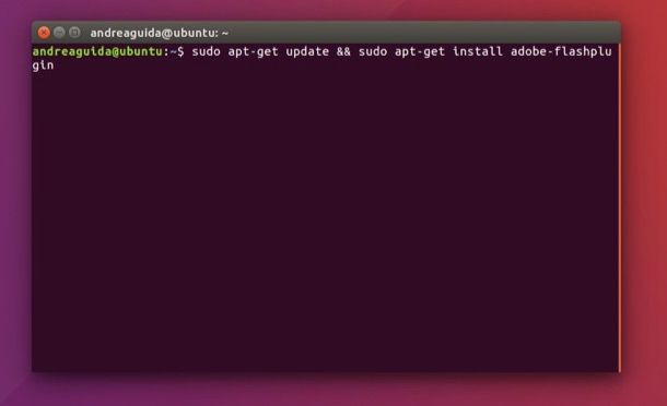 Come installare Flash Player Ubuntu